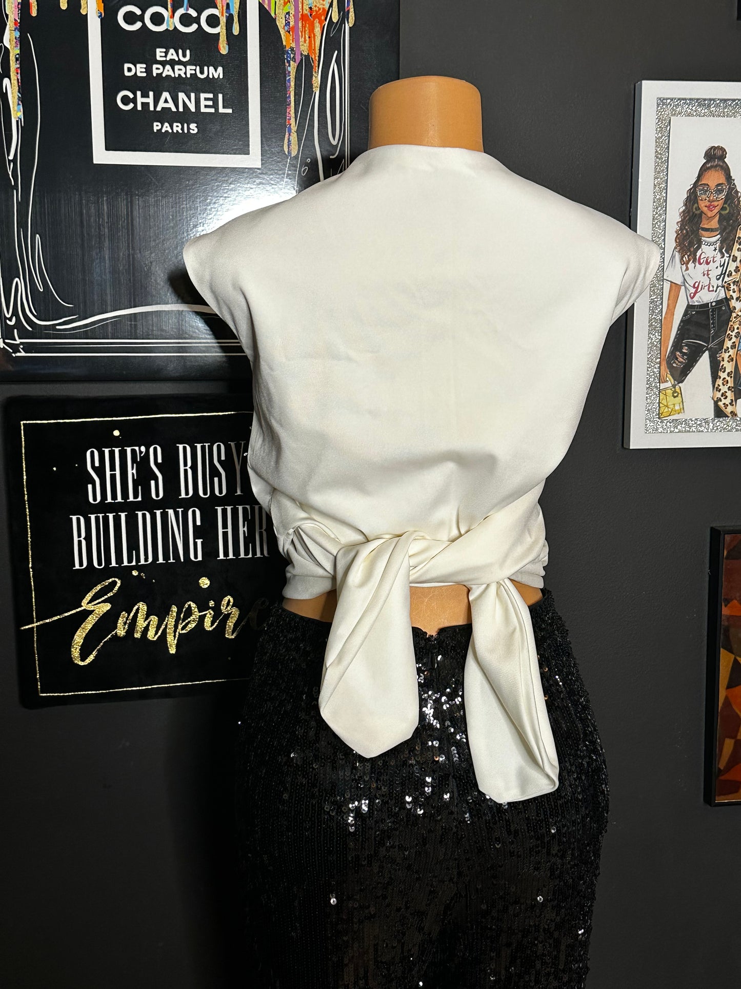 Boutique top/vest (L)