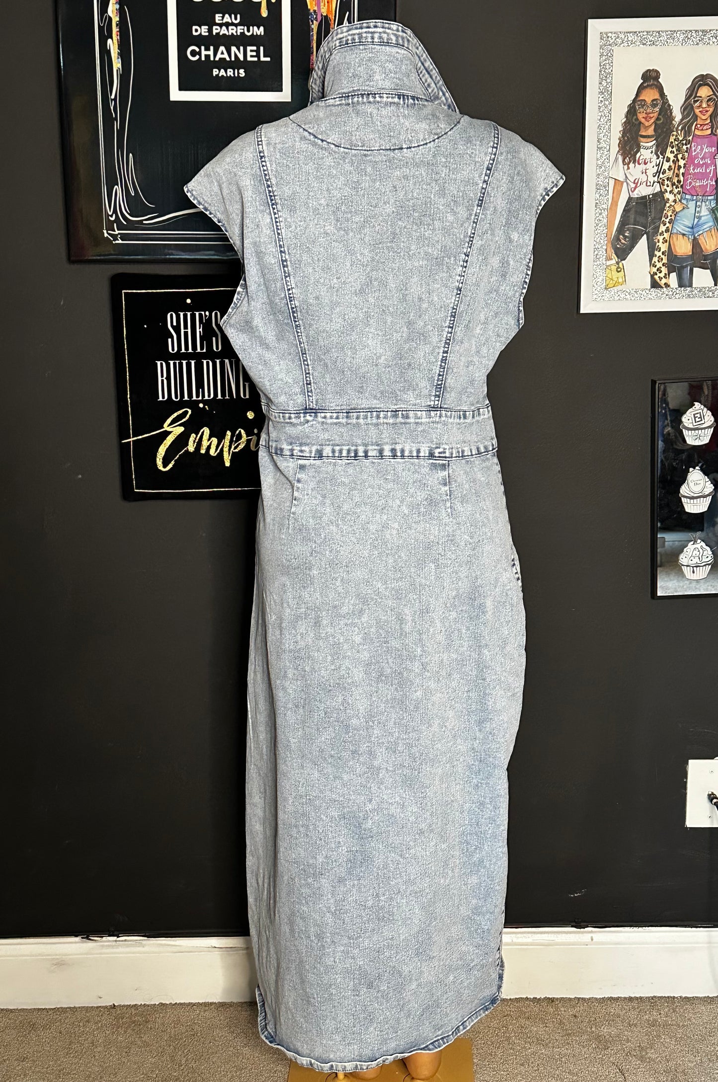 Denim dress by SHEIN- Large