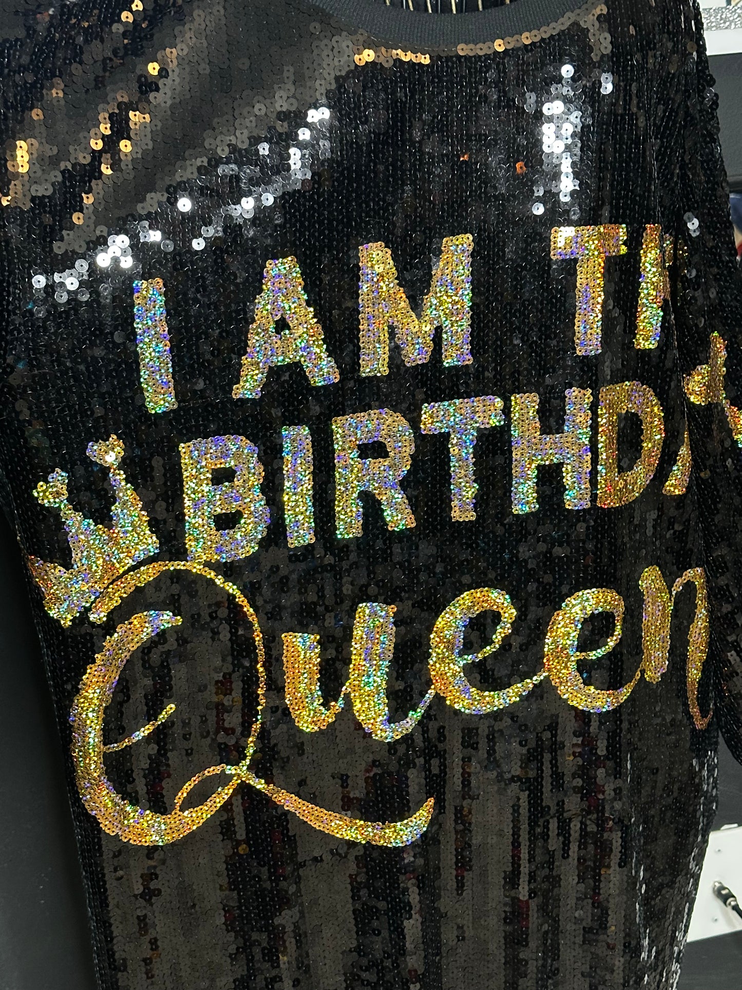 Birthday Queen shirt dress