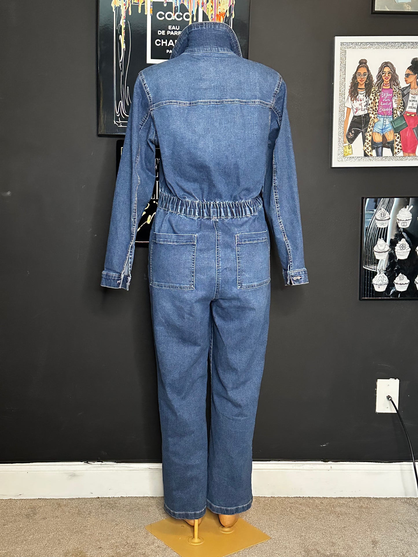 Jean jumpsuit by Celebrity Pink-M