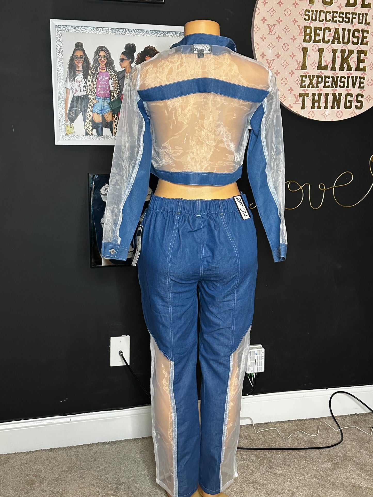 Denim set by Thrill