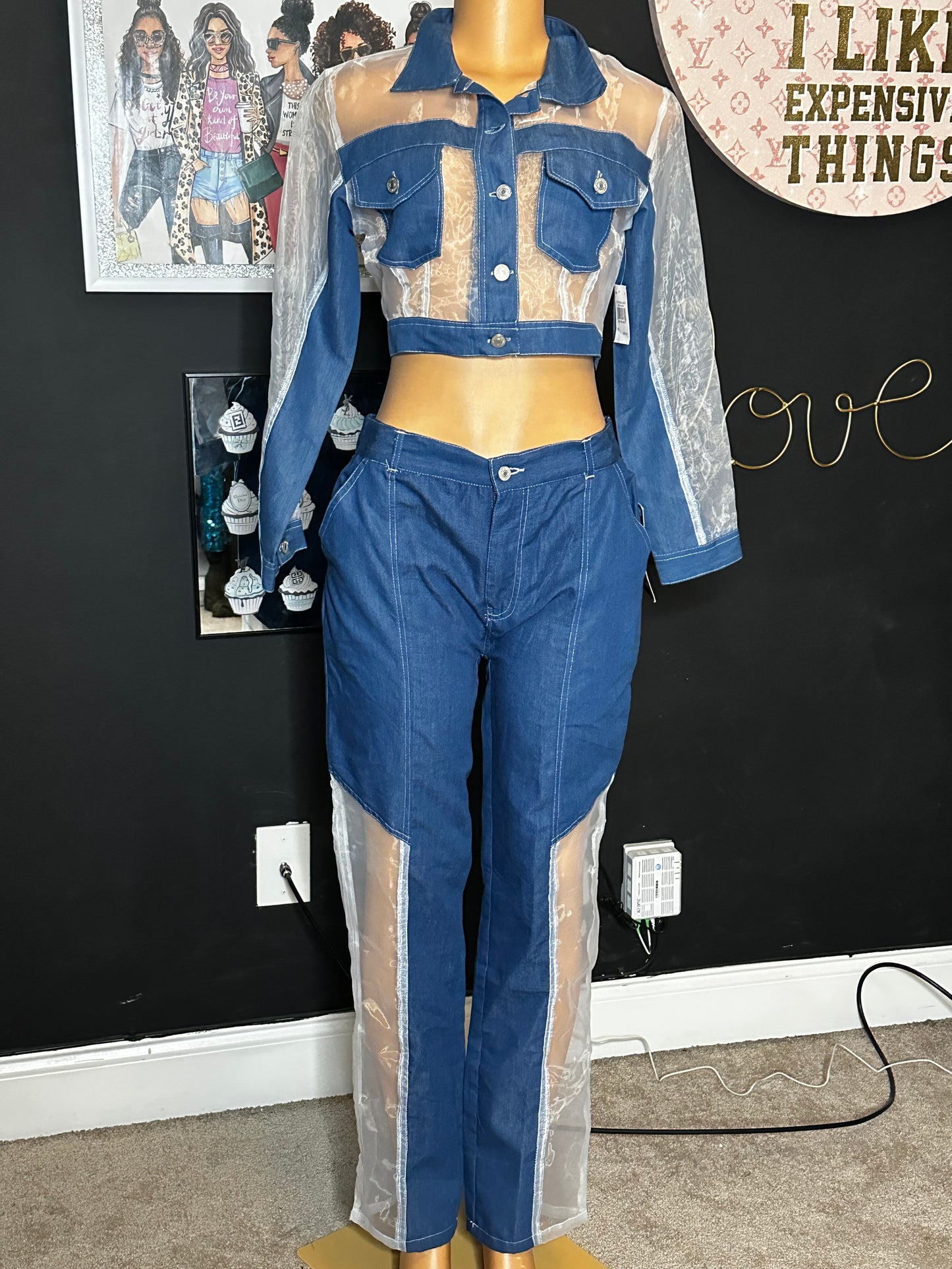 Denim set by Thrill