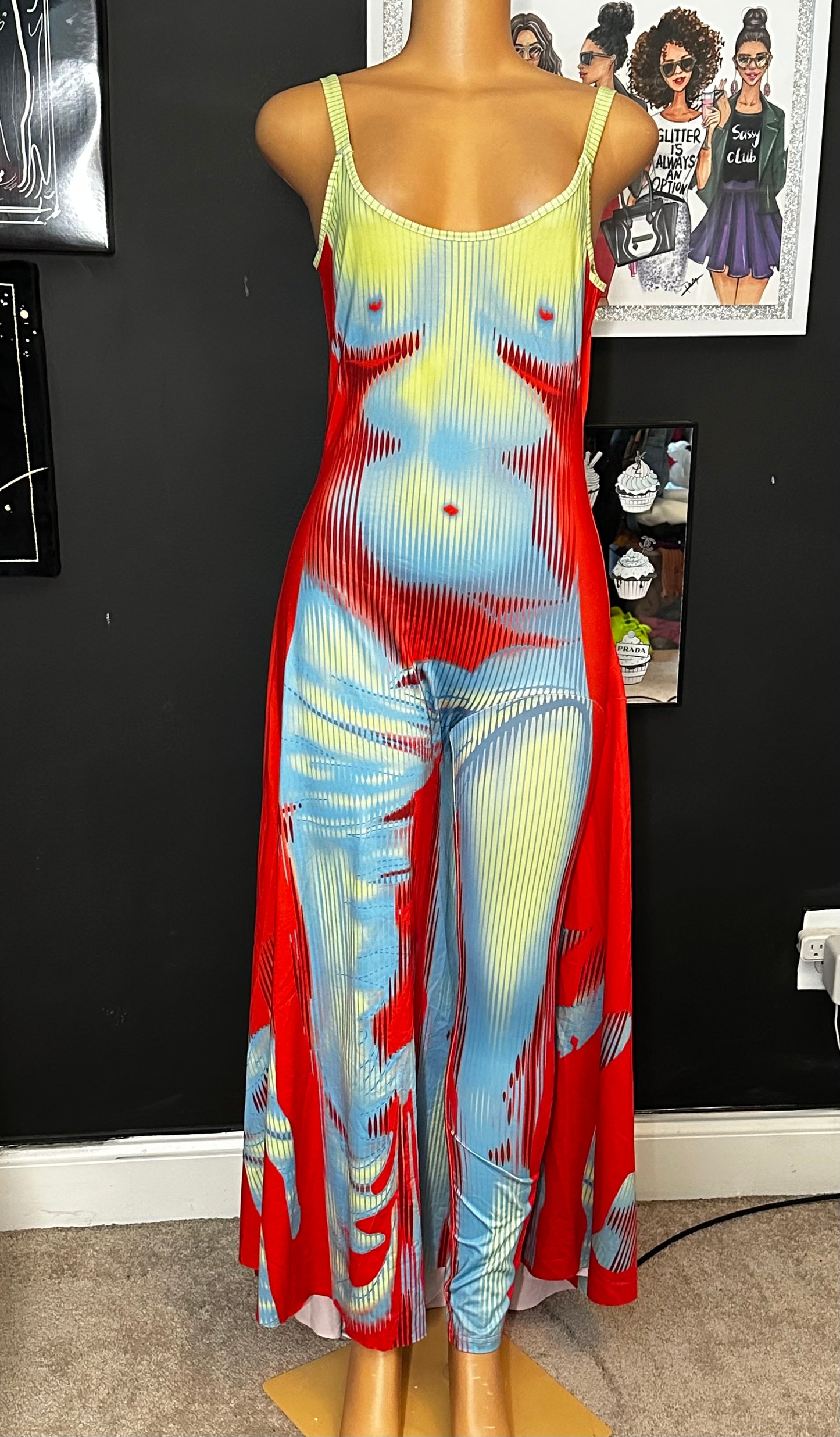 Boutique one legged dress
