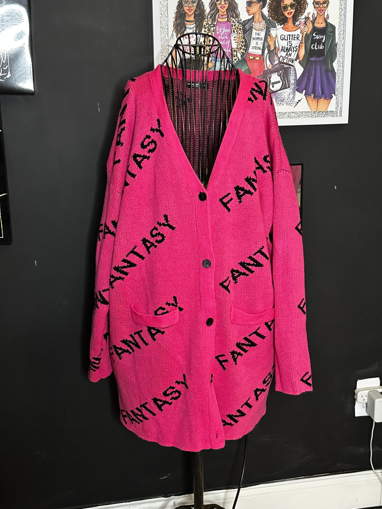 Cardigan by SHEIN curve-1XL