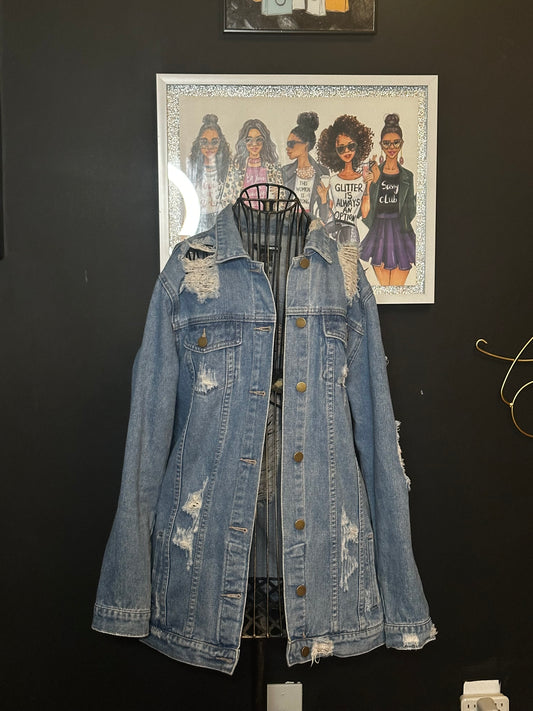Denim jacket by Fashion Nova (L)