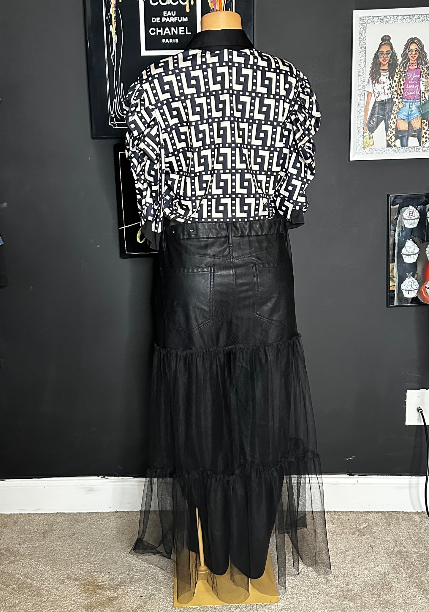 Boutique top/dress-Med(8/10)