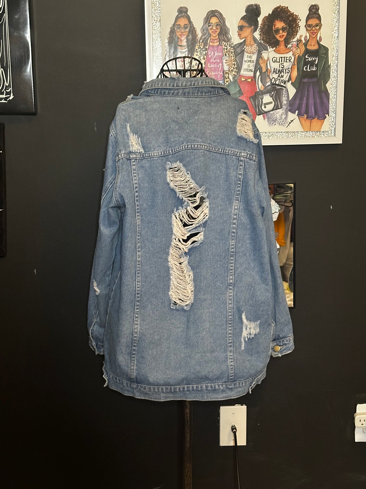 Denim jacket by Fashion Nova (L)