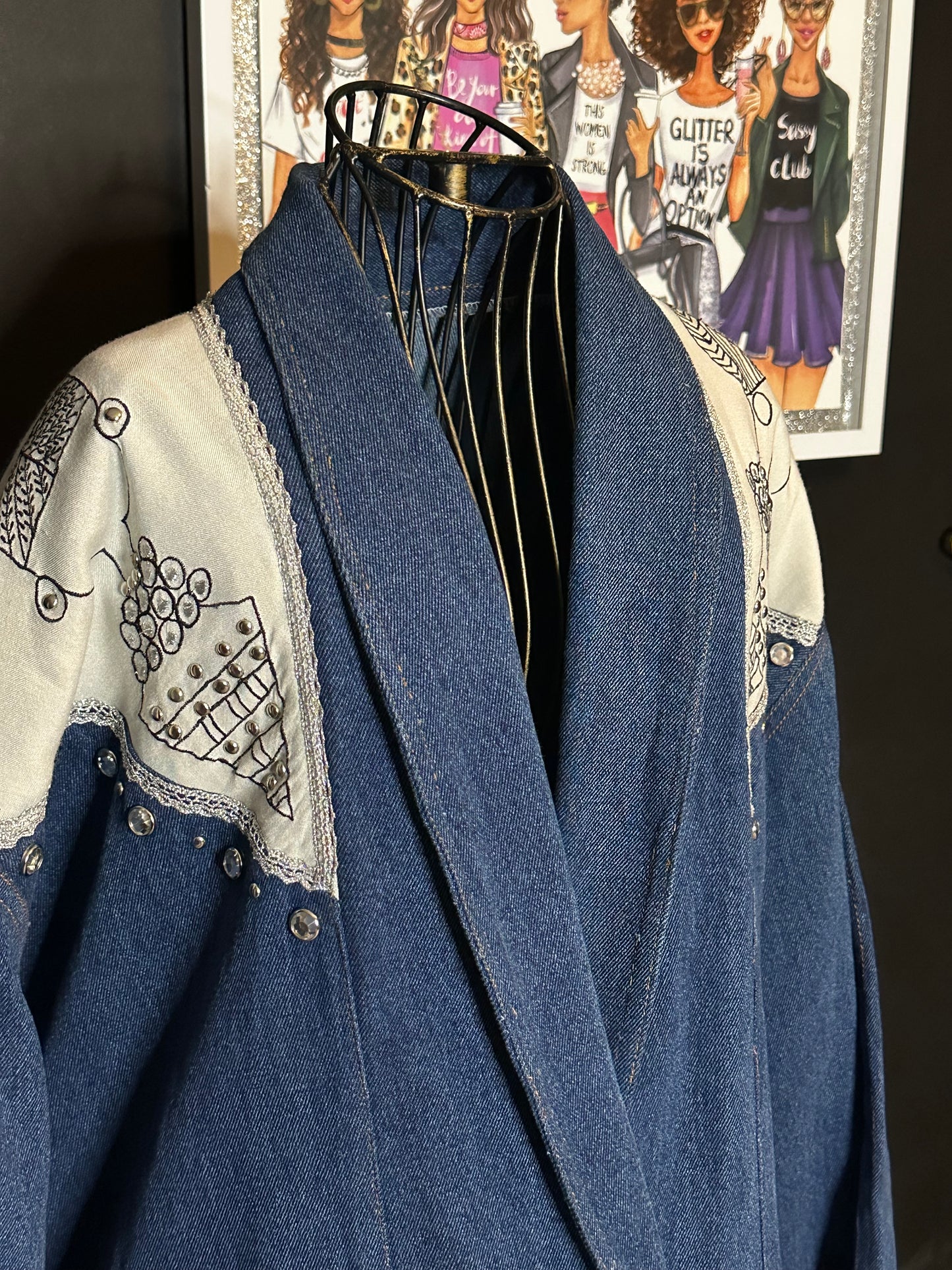 Custom Denim Coat