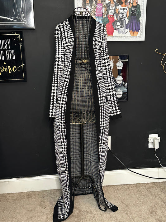 Houndstooth duster (S)