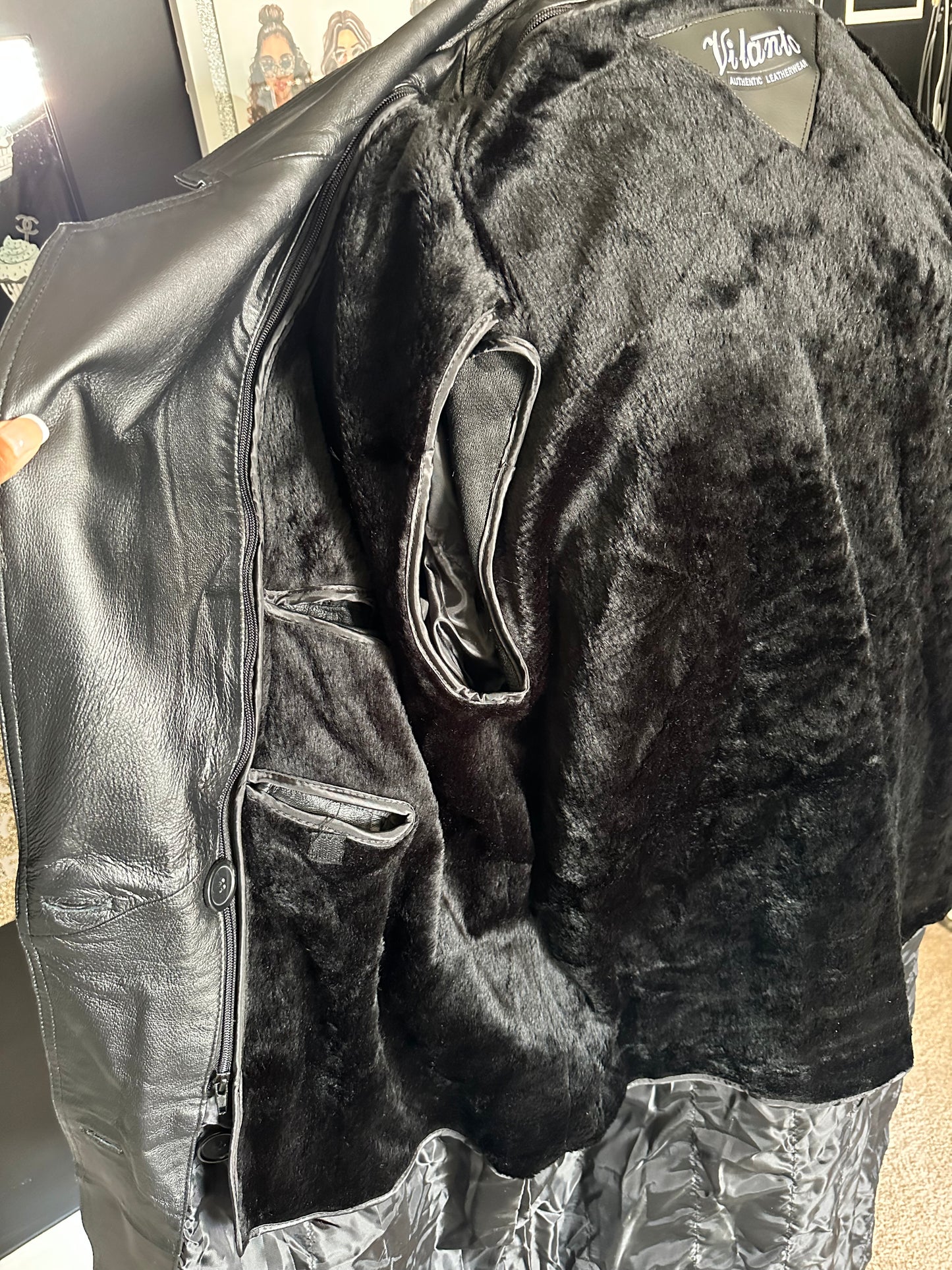 Vilanto Authentic Leather Coat