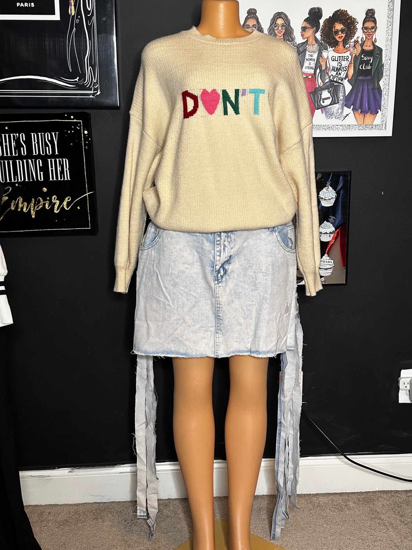 XPlus Wear denim skirt (3XL)