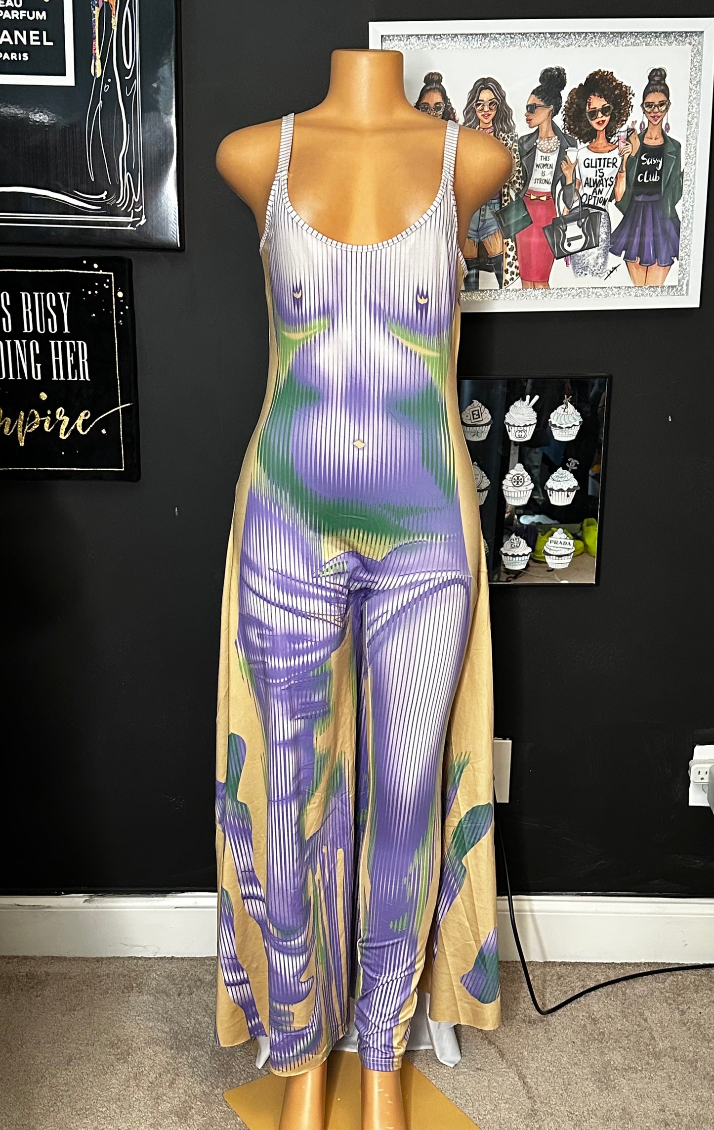Boutique one legged dress