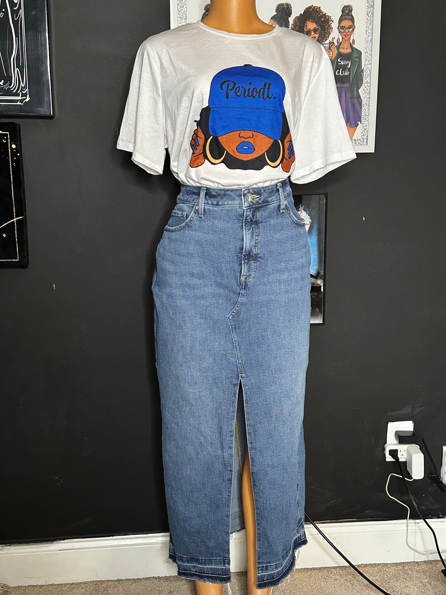 Denim skirt by Express (10/12)