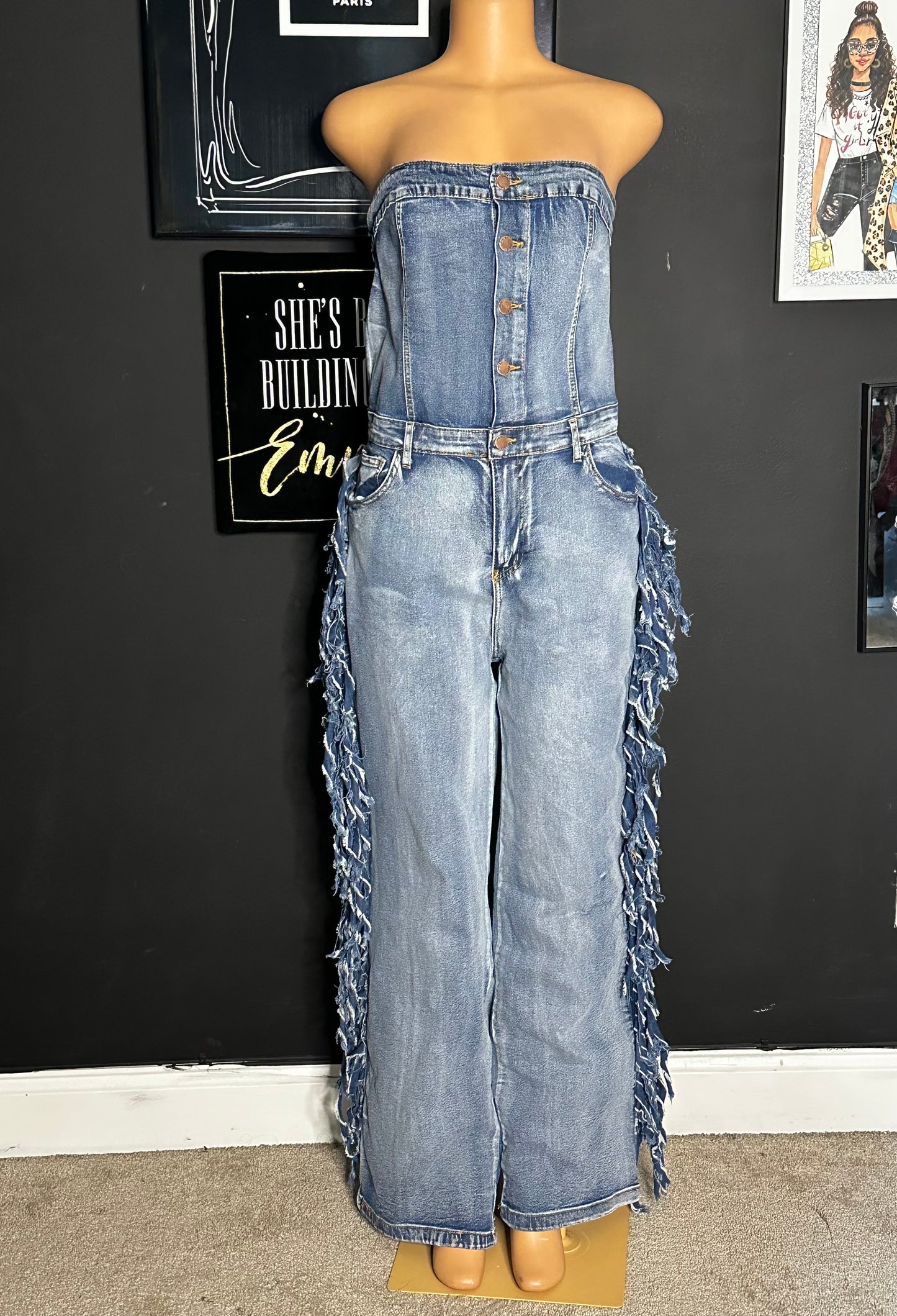 Denim jumpsuit by Daisy-L(12/14)