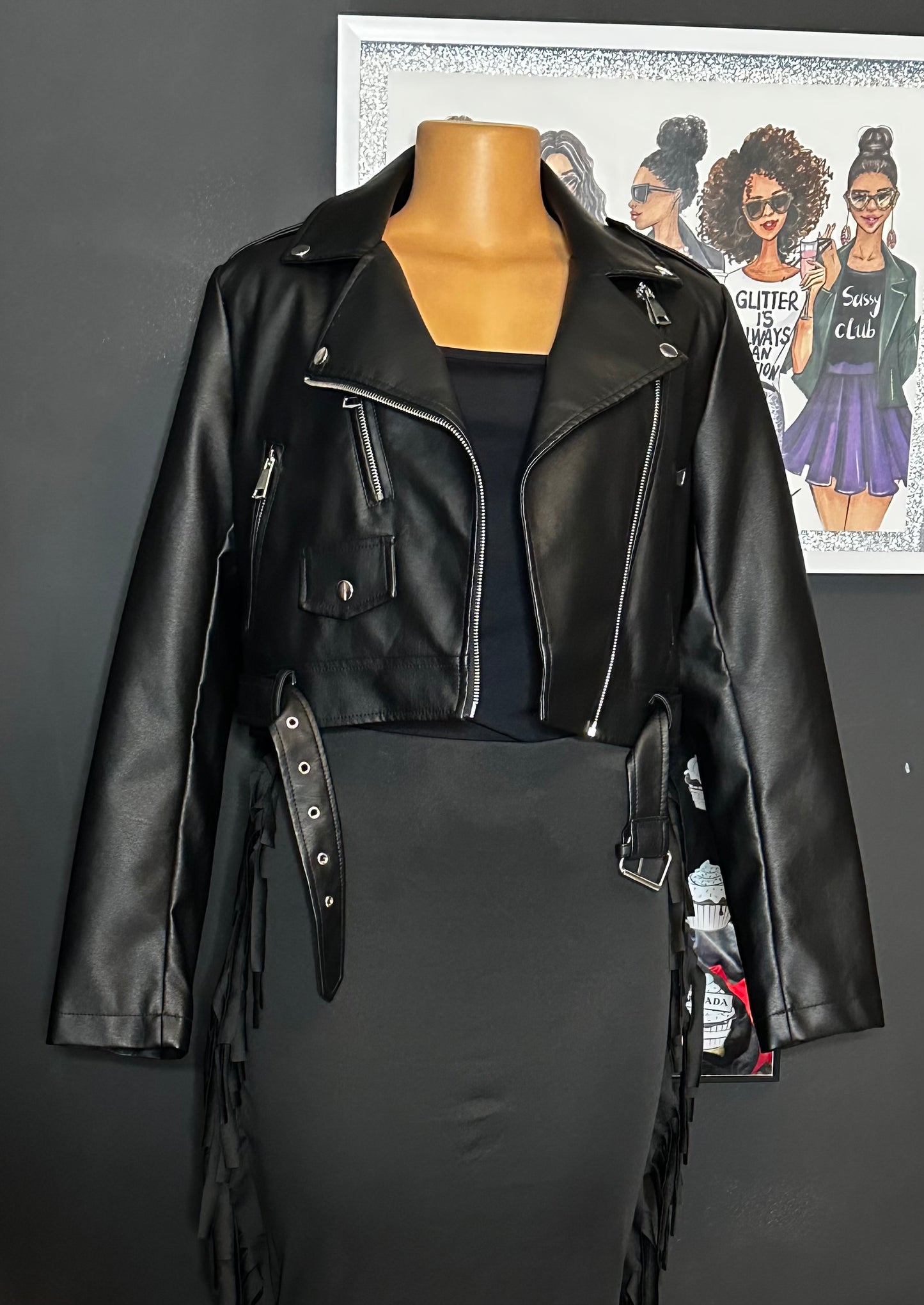 Rue 21 moto jacket (M)