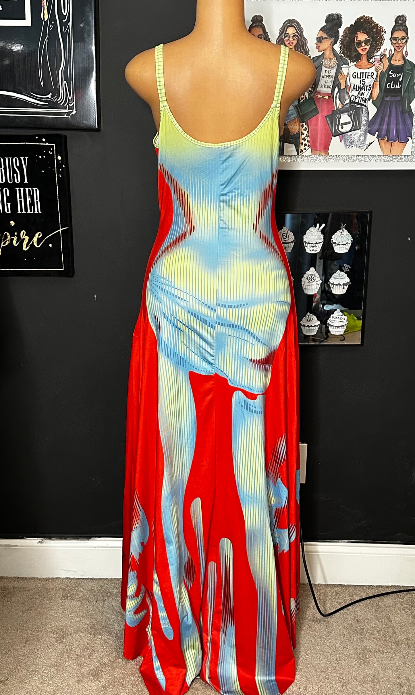 Boutique one legged dress