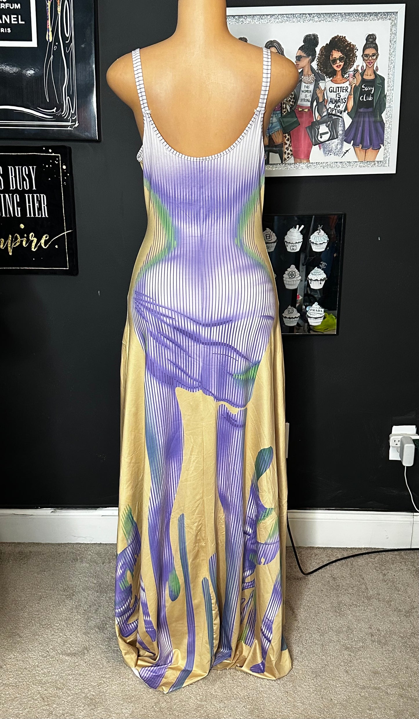 Boutique one legged dress