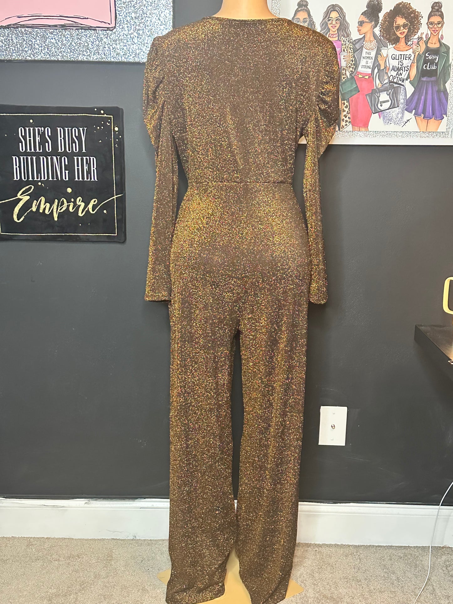 Boutique Shimmer jumpsuit