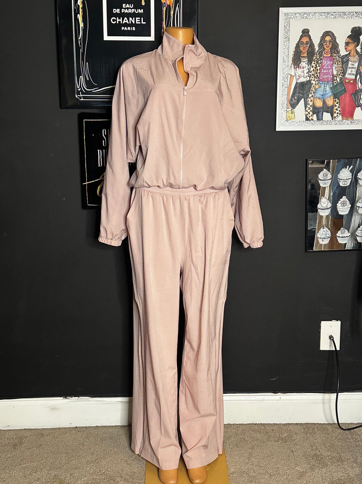 Pink by Victoria Secret suit- Large