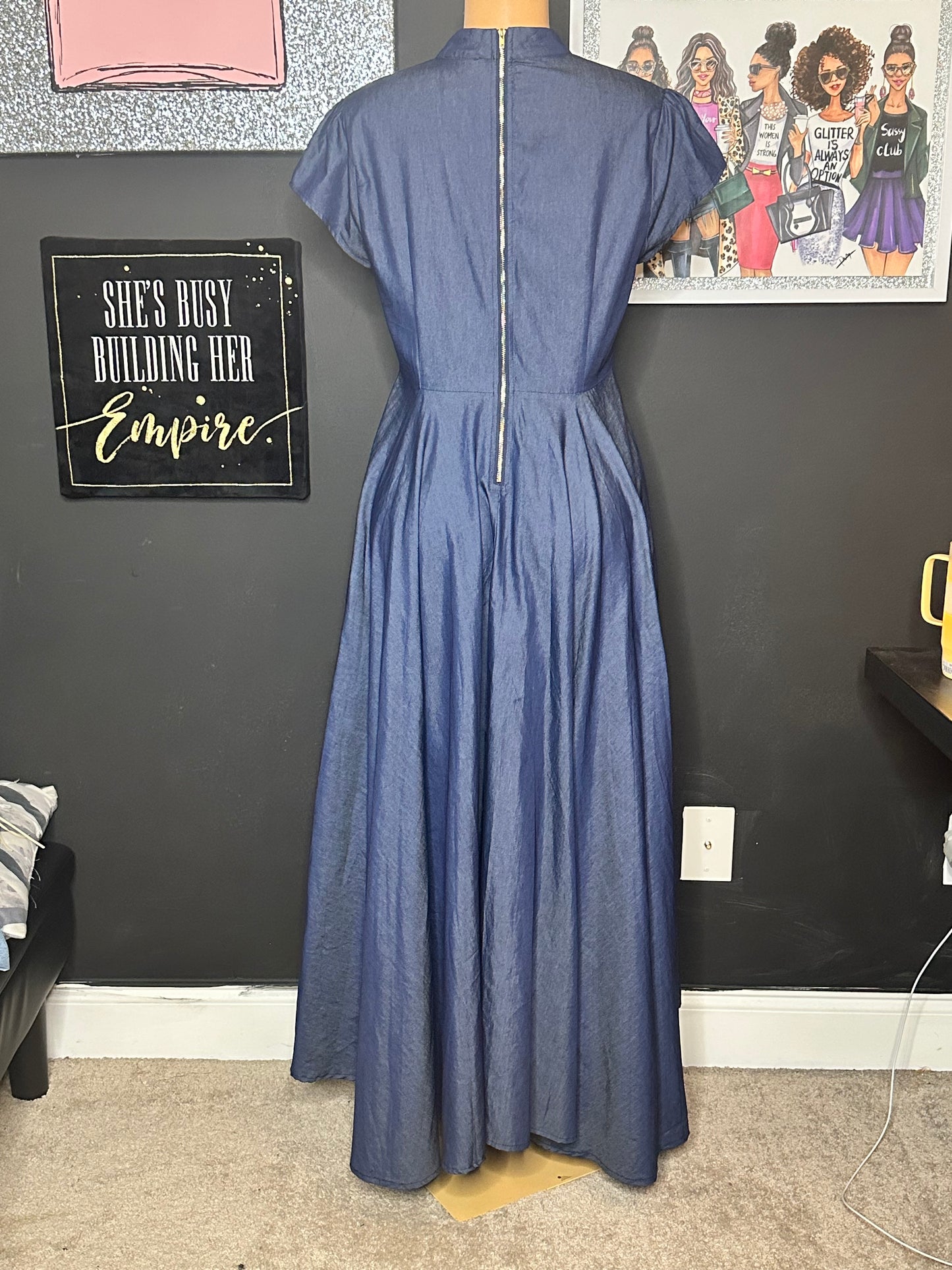 Chambray dress