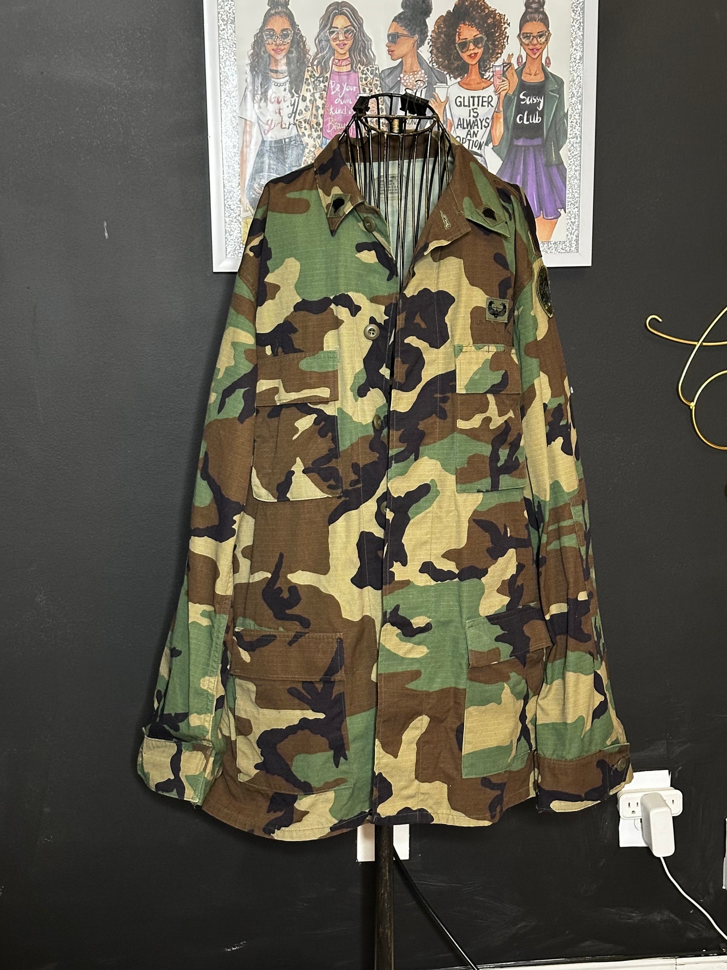 Authentic camo jacket