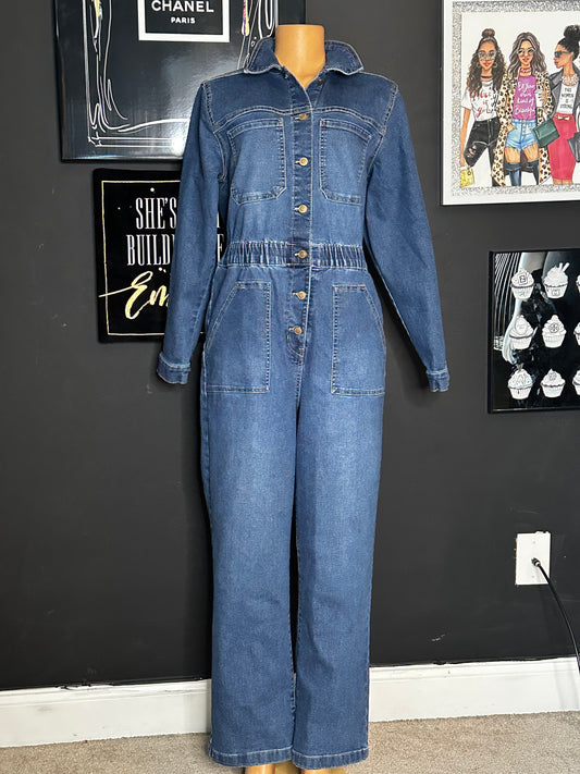 Jean jumpsuit by Celebrity Pink-M