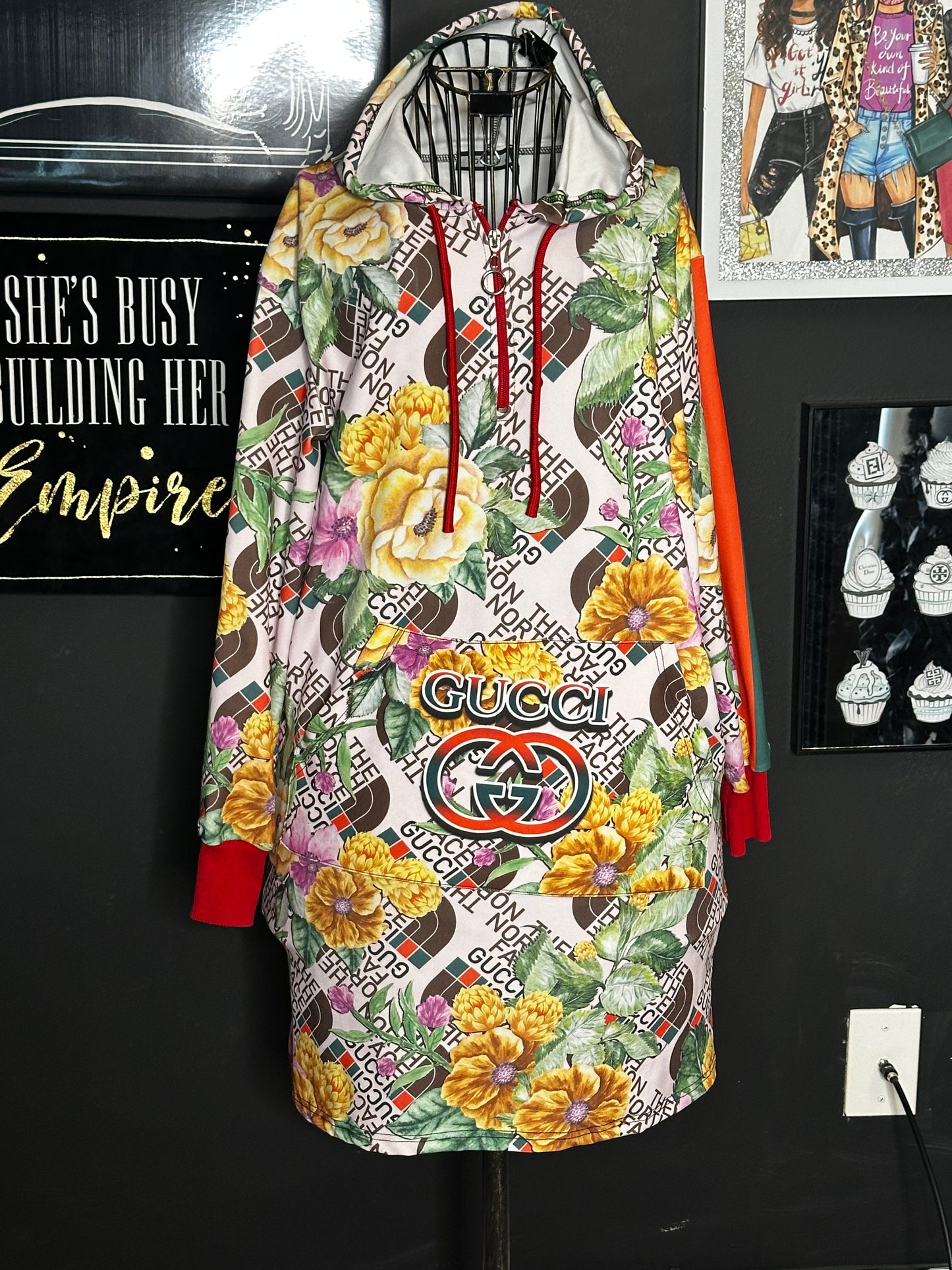 Inspired shirt dress-L